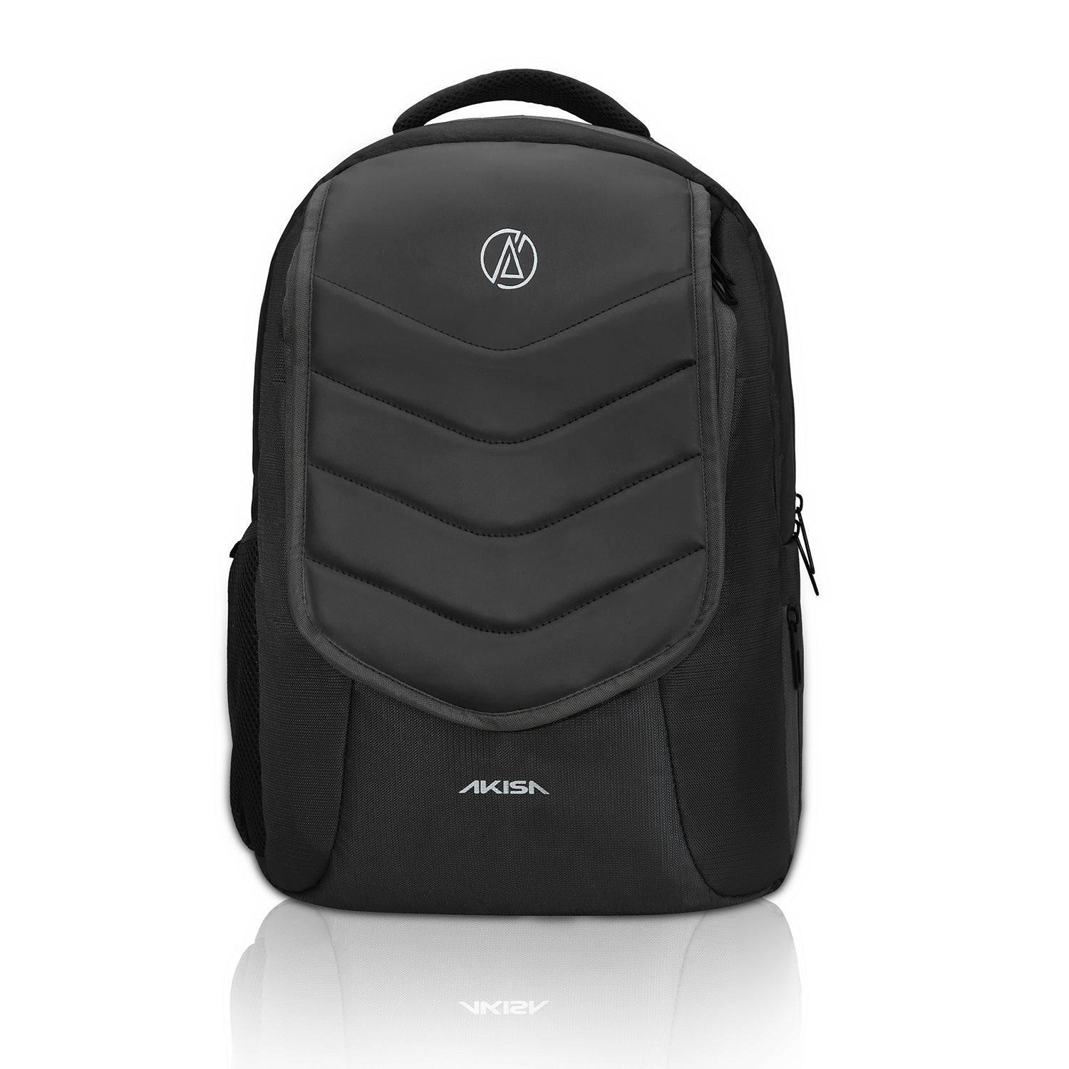AKISA Explorer Premium Laptop Backpack - Black/Grey