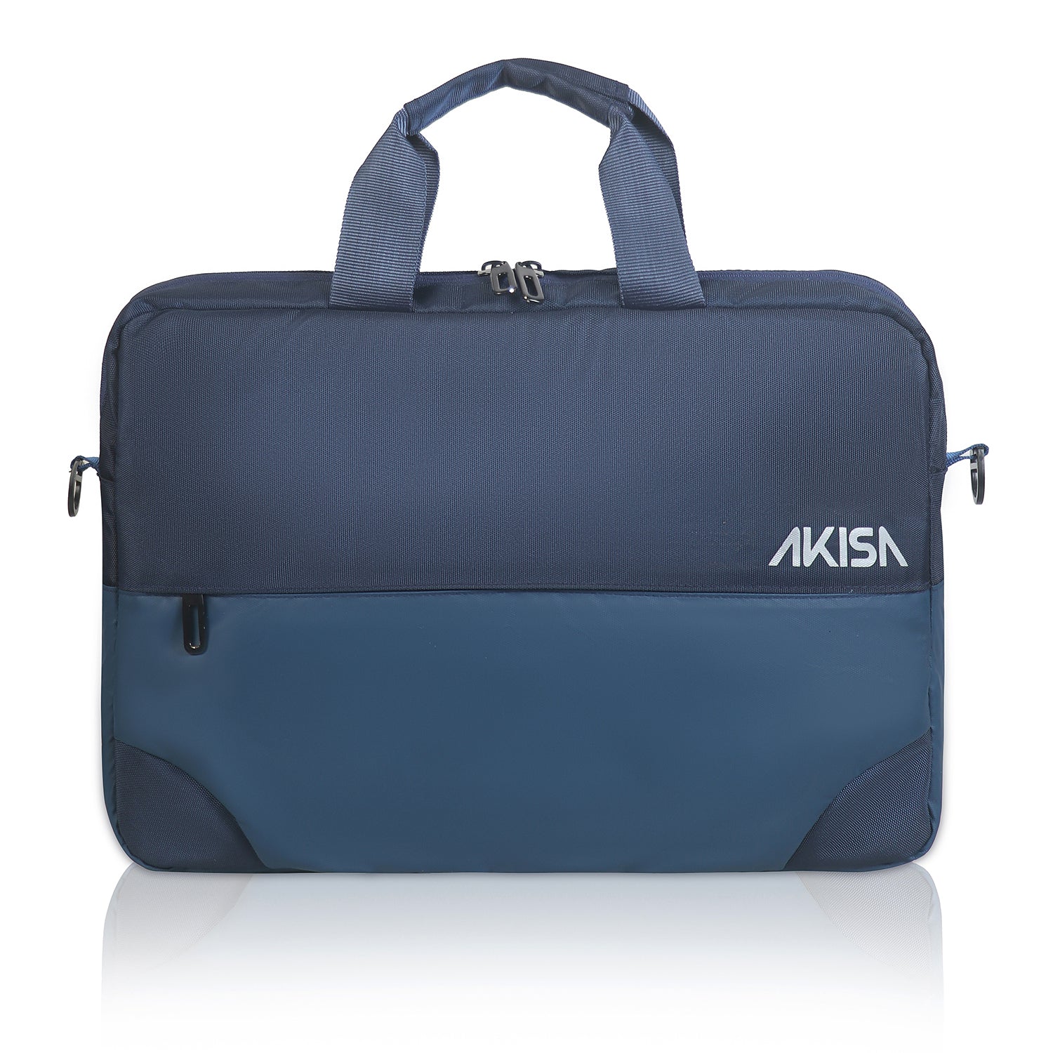 AKISA 15.6" Laptop Sleeve with Handle - Dark Blue