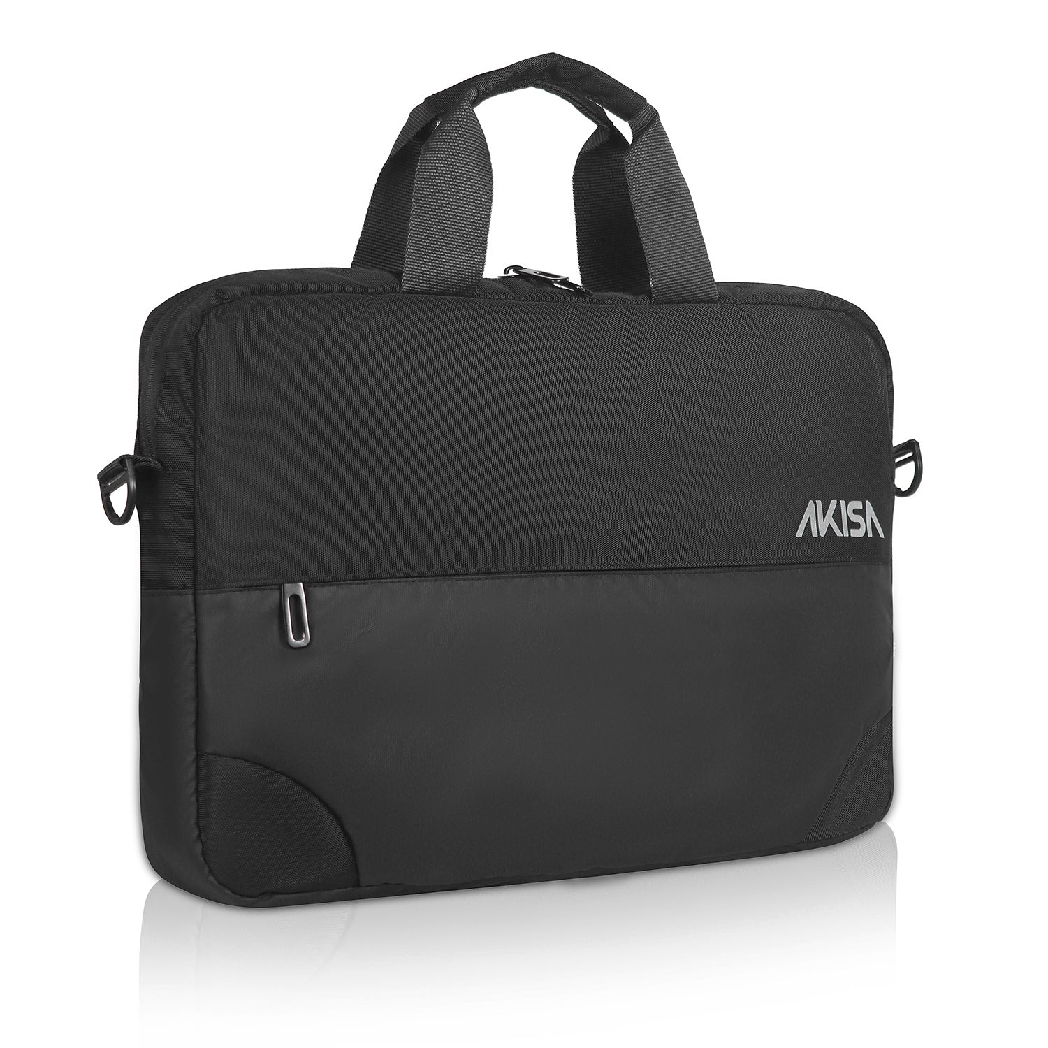AKISA 15.6" Laptop Messenger Bag - Black