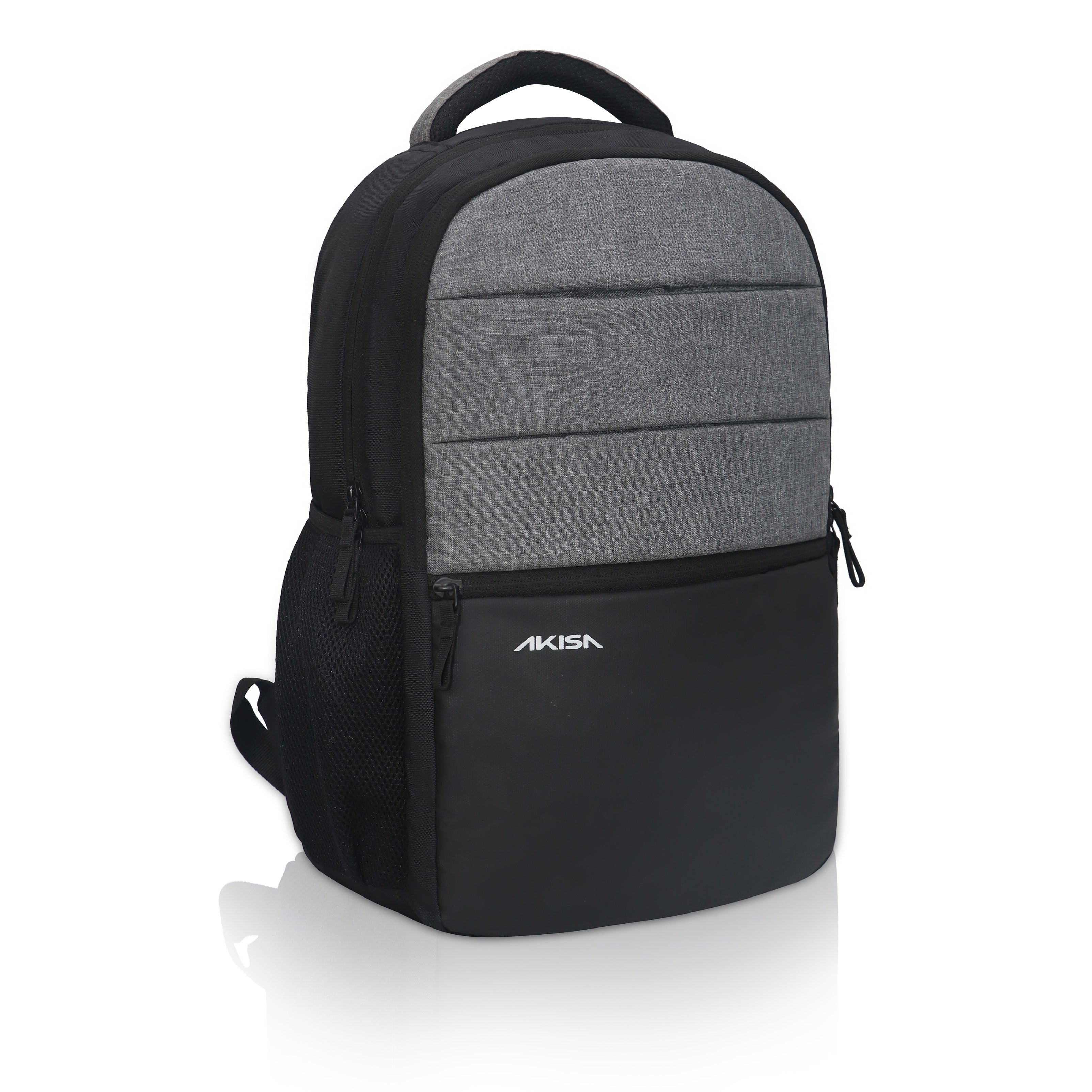 AKISA Everyday Laptop Backpack - Grey/Black