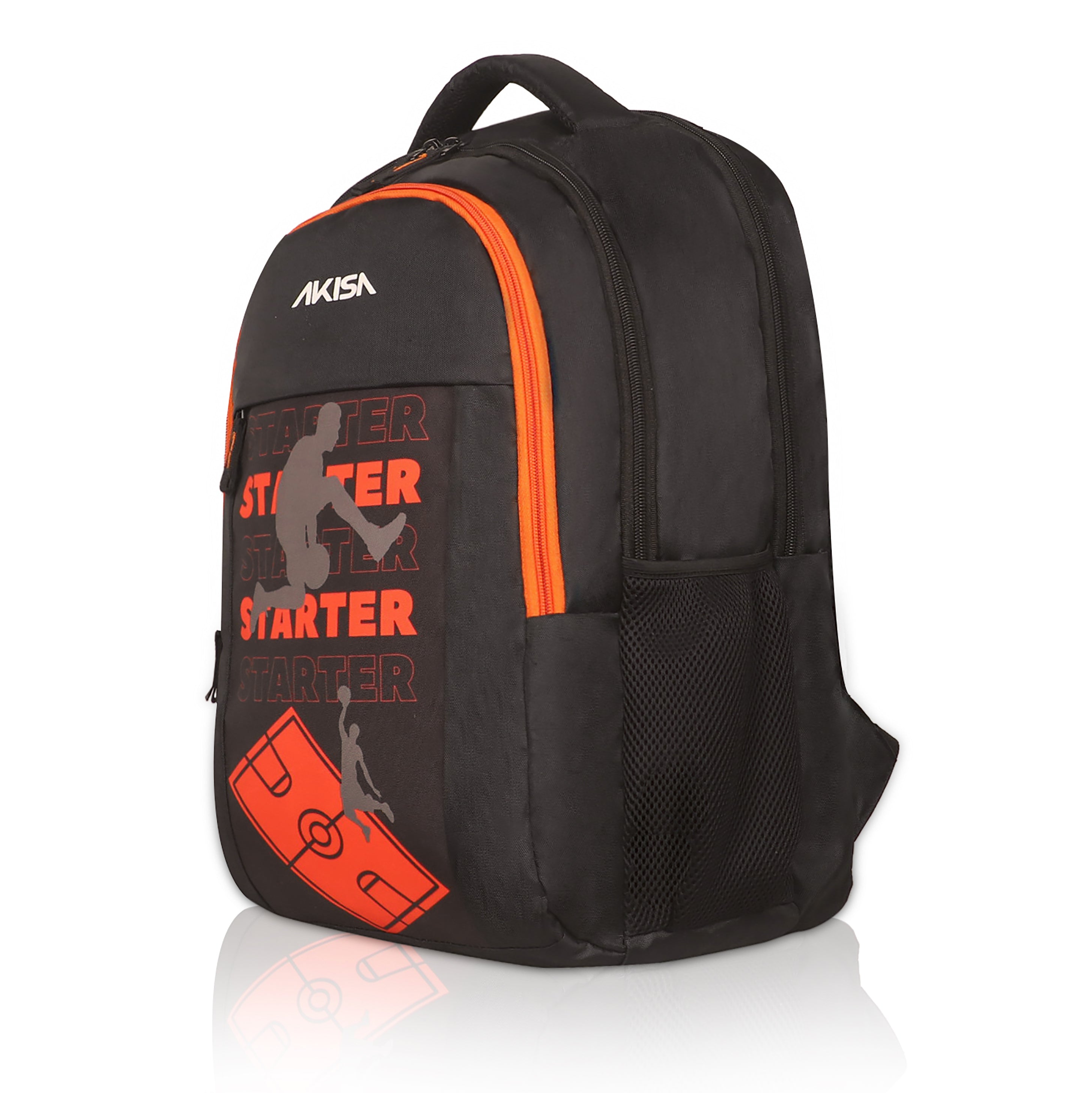 AKISA Basketball Backpack – 32L – Orange/Black