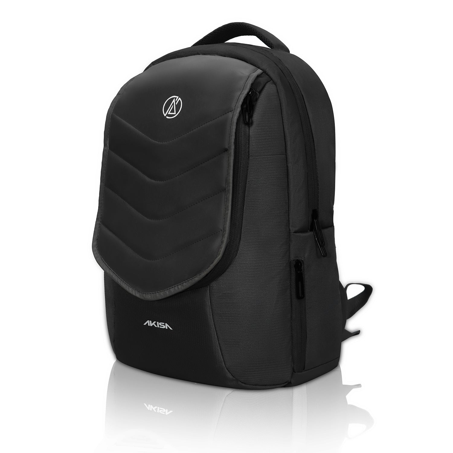 AKISA Explorer Premium Laptop Backpack - Black/Grey