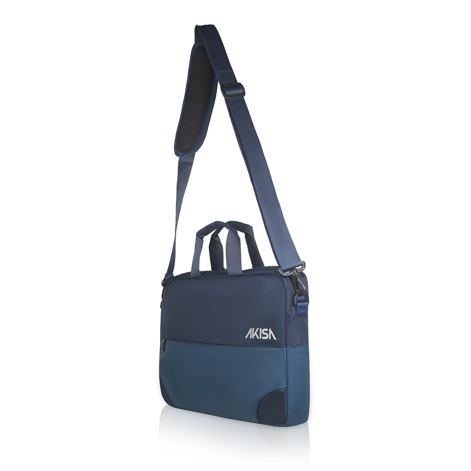 AKISA 15.6" Laptop Sleeve with Handle - Dark Blue