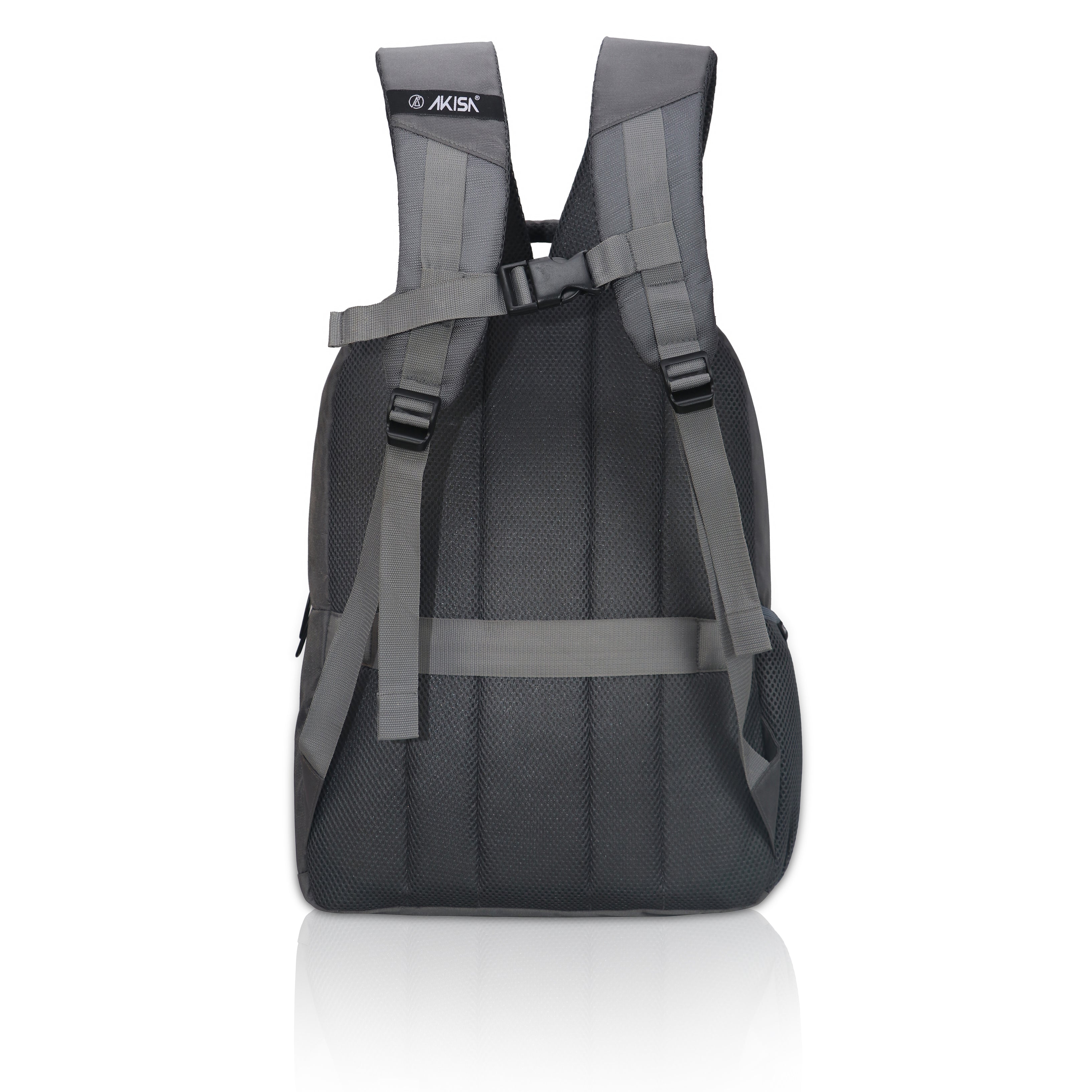 AKISA Explorer Premium Laptop Backpack - Brown/Grey