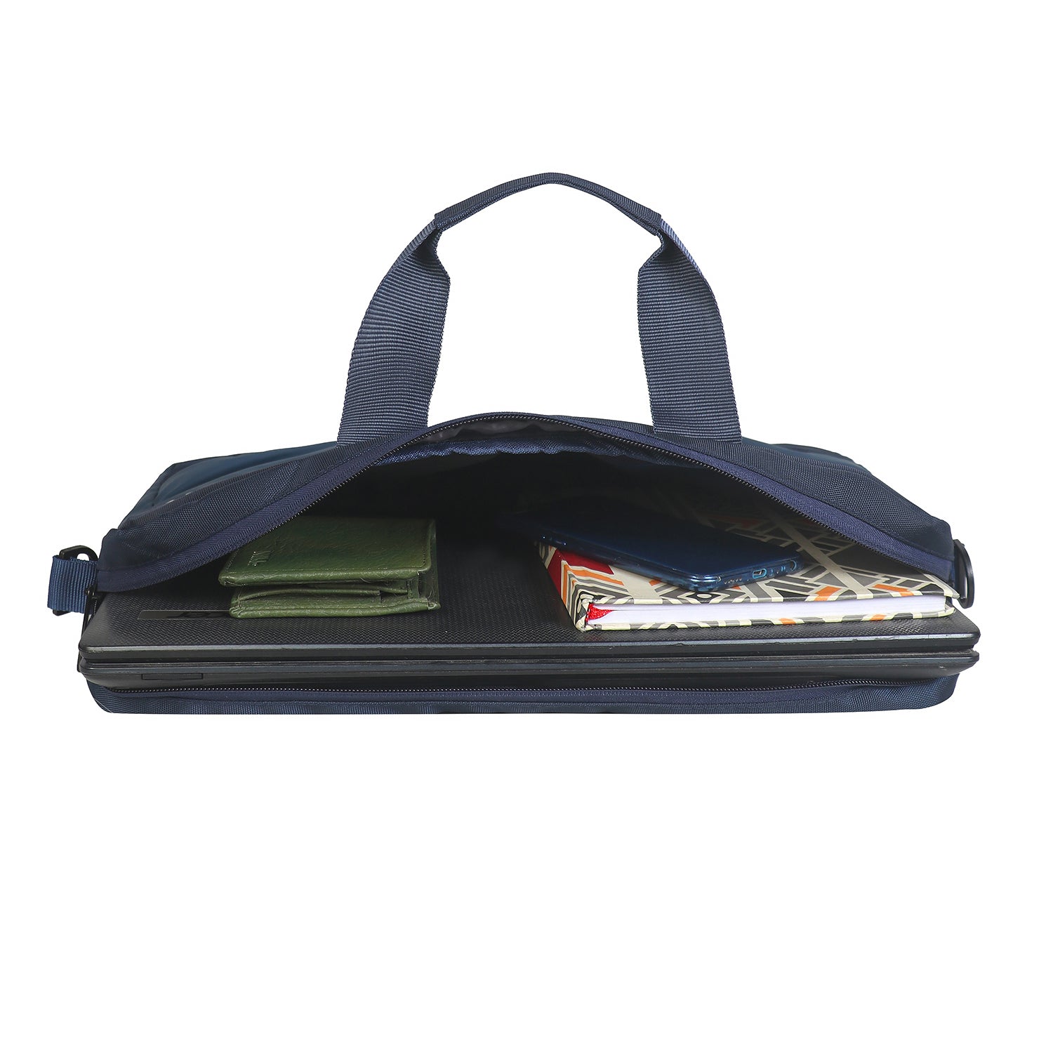 AKISA 15.6" Laptop Sleeve with Handle - Dark Blue