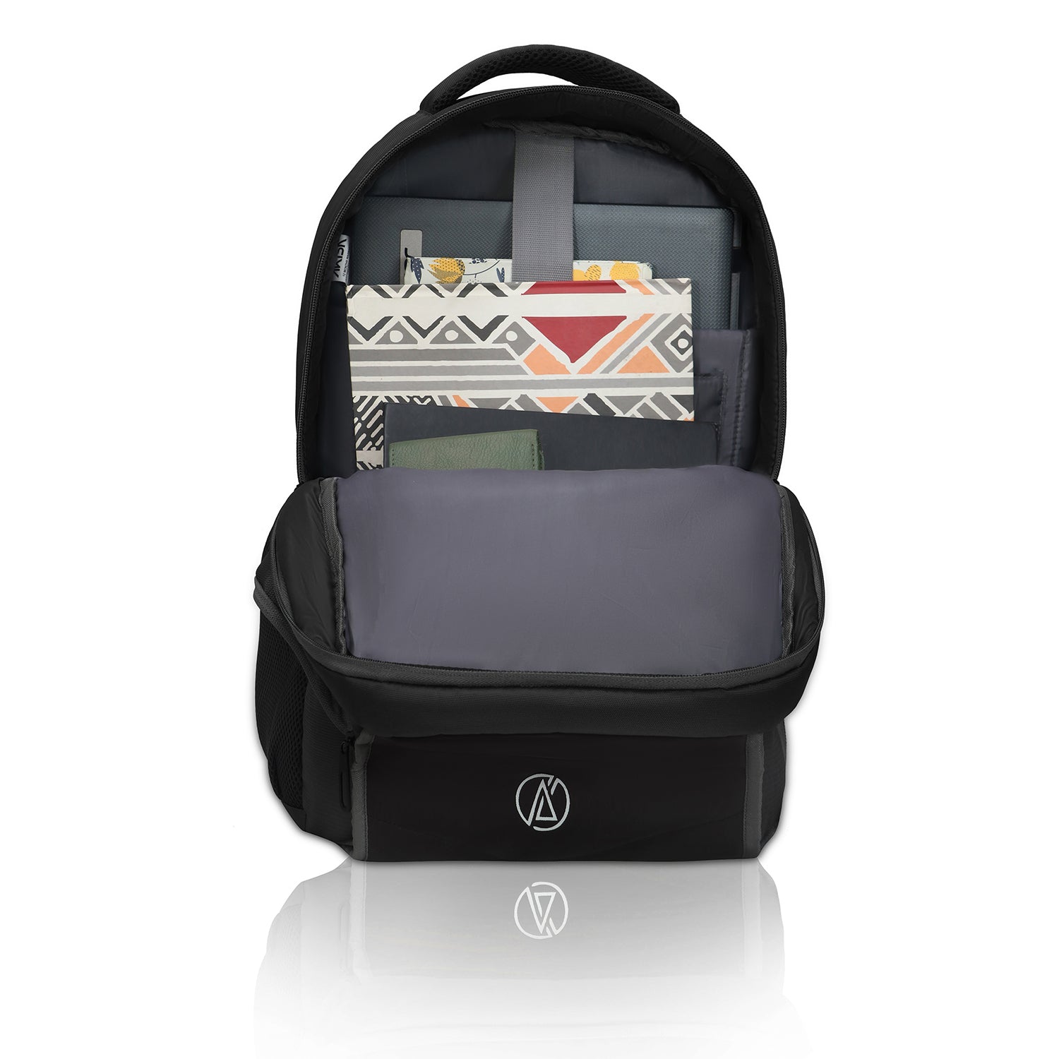 AKISA Explorer Premium Laptop Backpack - Black/Grey