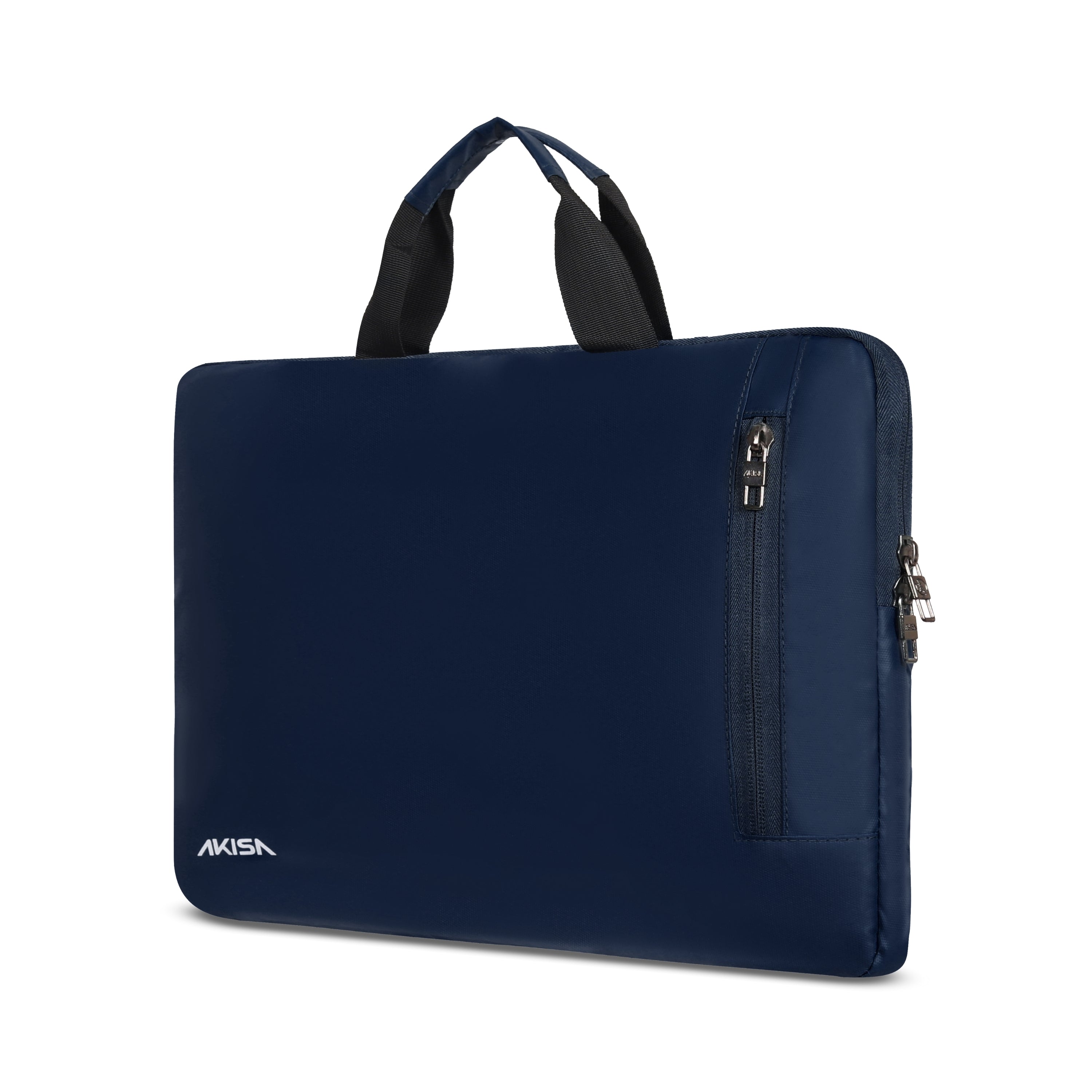 AKISA 15.6" Laptop Sleeve with Handle - Dark Blue