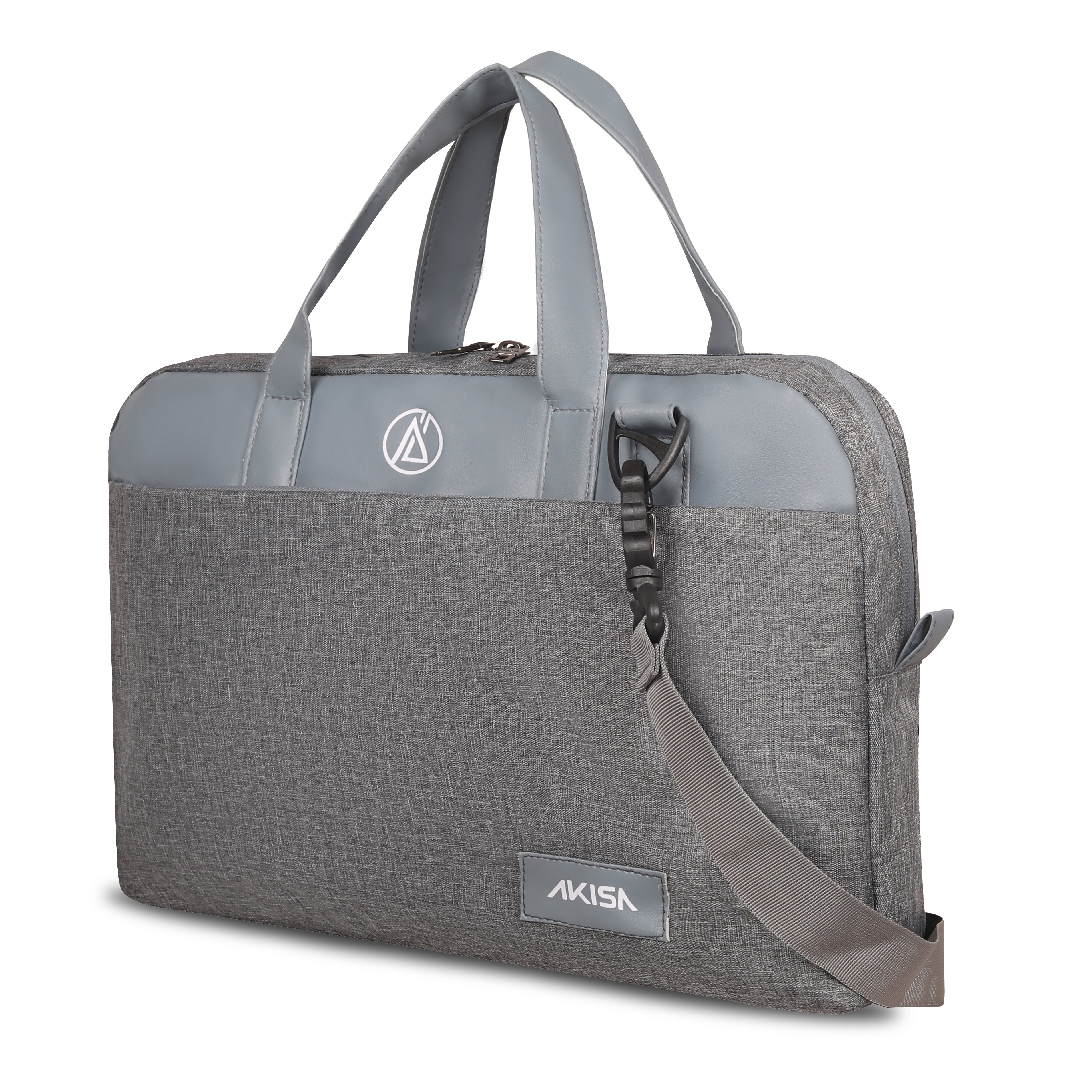 AKISA Magma Premium 15.6" Laptop Sleeve - Grey/Light Blue