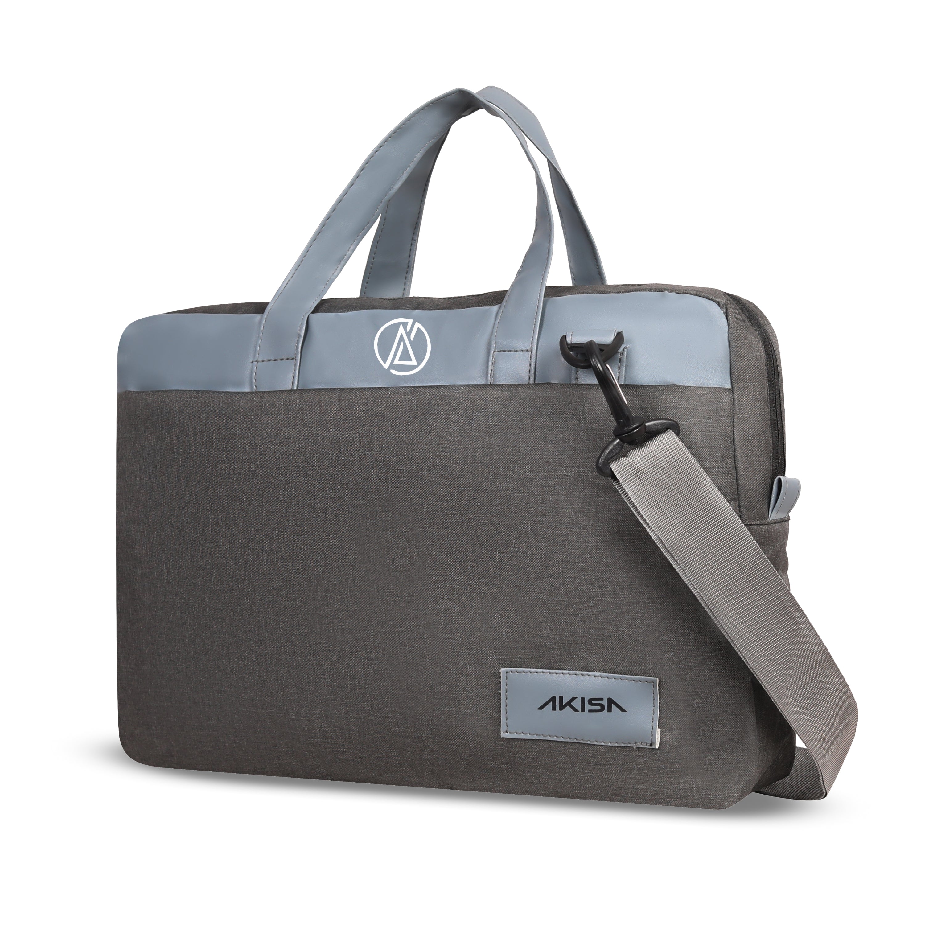AKISA Magma Premium 15.6" Laptop Sleeve - Grey/Light Blue