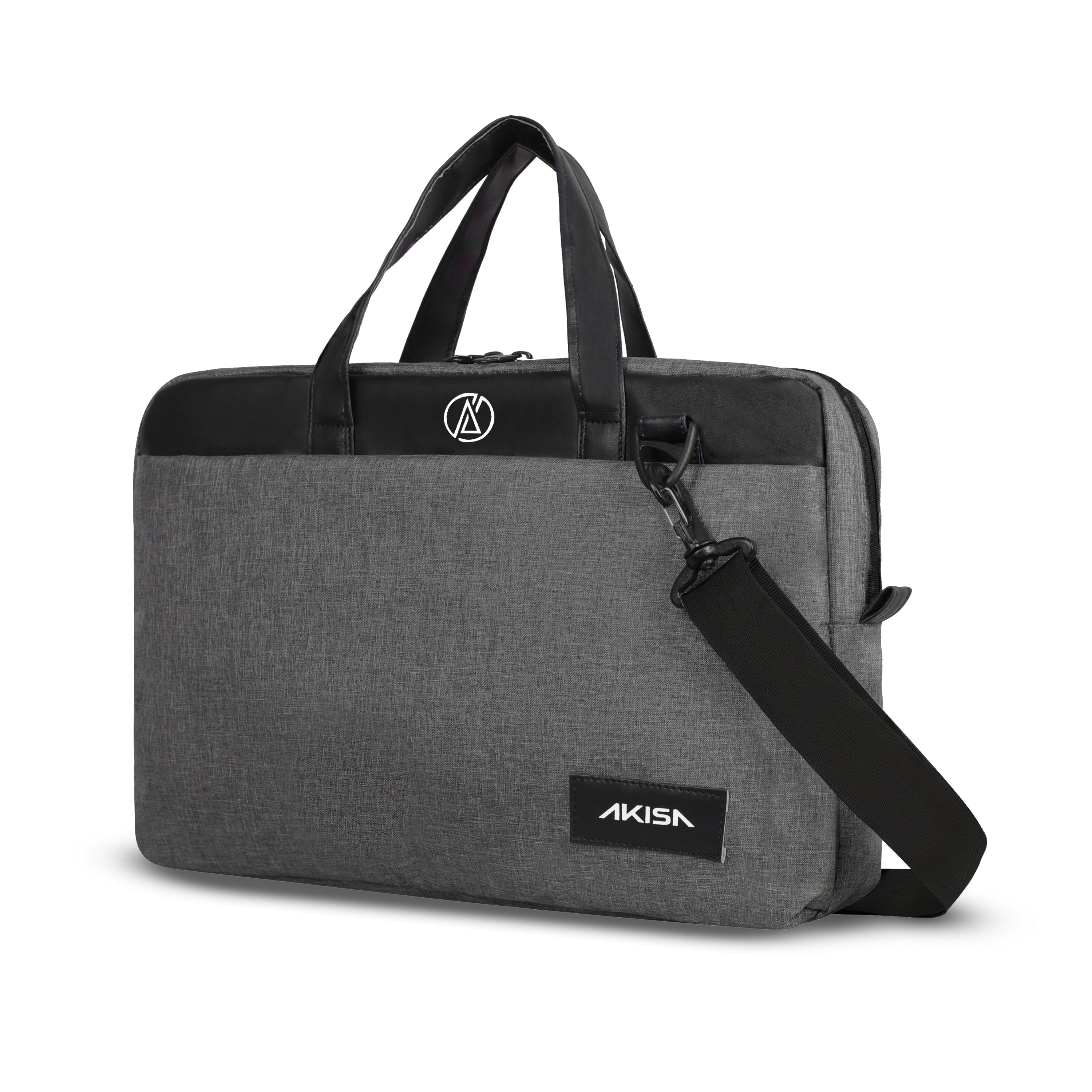 AKISA Magma Premium 15.6" Laptop Sleeve - Dark Grey/Black