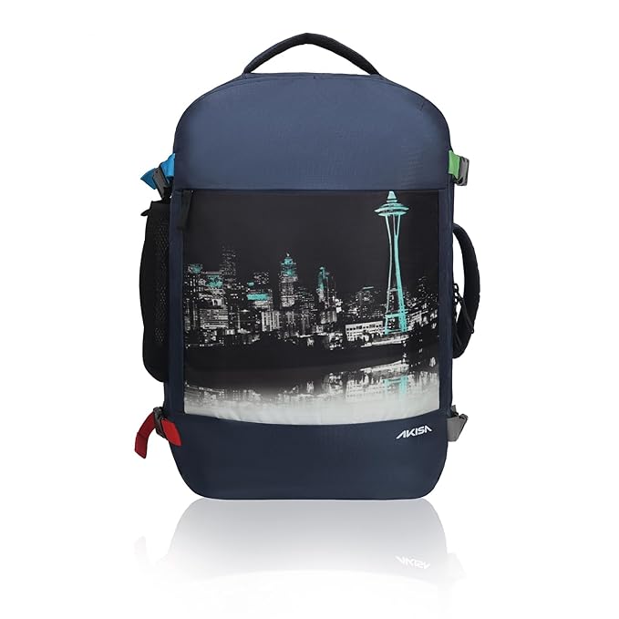 AKISA City Overnighter Laptop Bag - 32L - Blue