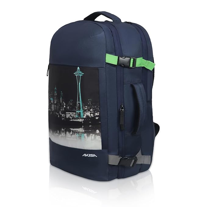 AKISA City Overnighter Laptop Bag - 32L - Blue
